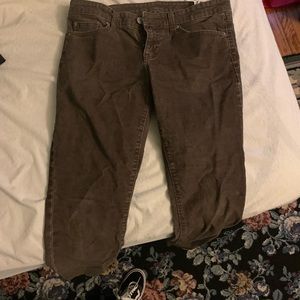 Brown corduroy jeans